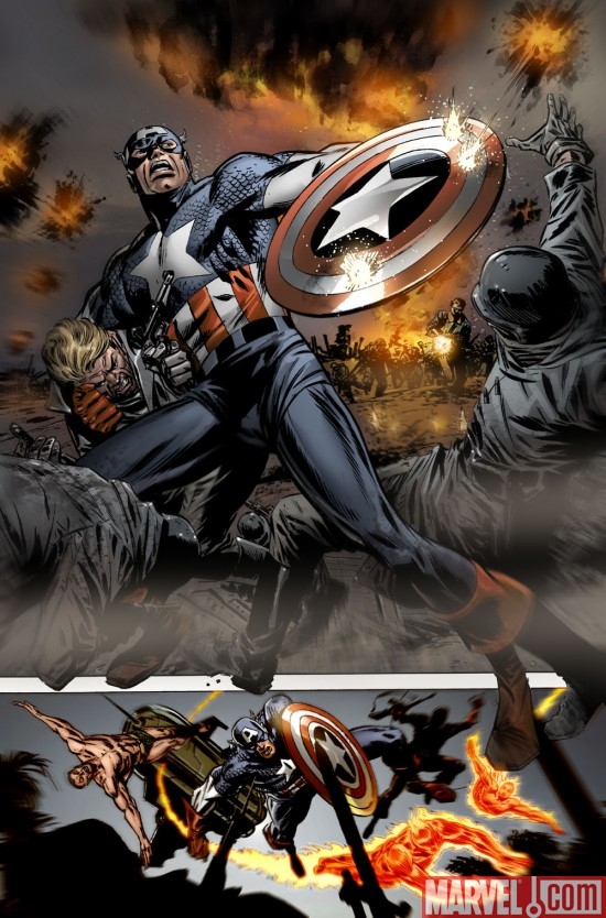 CAPTAIN AMERICA #600 Interior Art