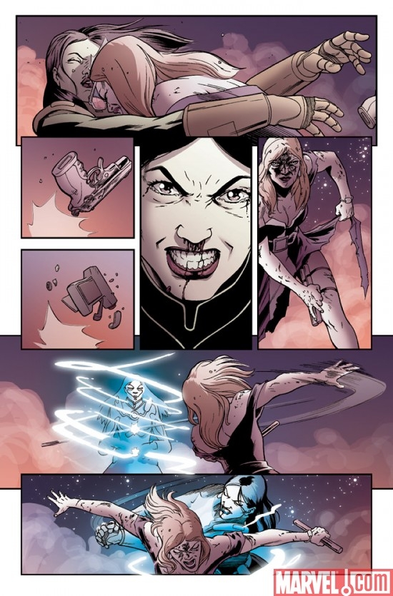 NEW AVENGERS: THE REUNION #4 preview art by David Lopez