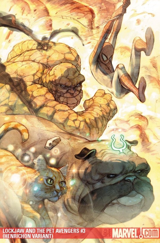 LOCKJAW AND THE PET AVENGERS #3 (HENRICHON VARIANT)