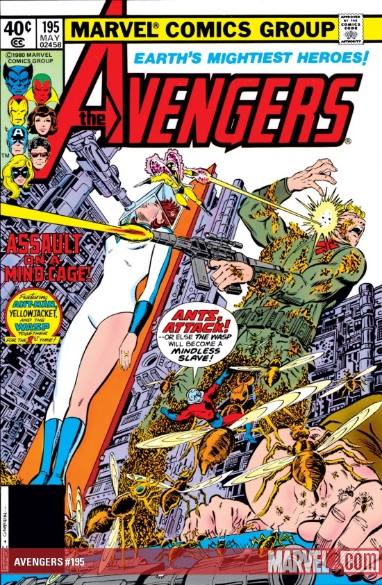 AVENGERS #195 COVER