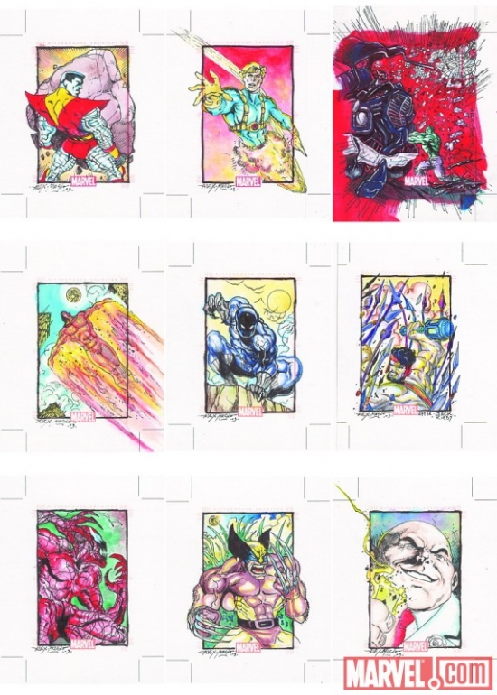 Marvel 70th Anniversary sketch card by Alex Magno