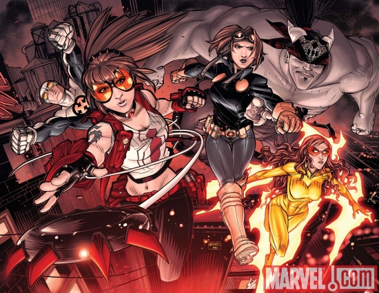 YOUNG ALLIES #1 cover by David Lafuente