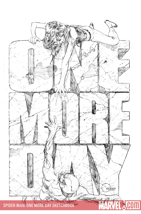 SPIDER-MAN: ONE MORE DAY SKETCHBOOK (2007)