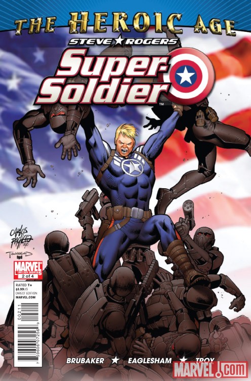 Steve Rogers: Super-Soldier #2 cover by Carlos Pacheco