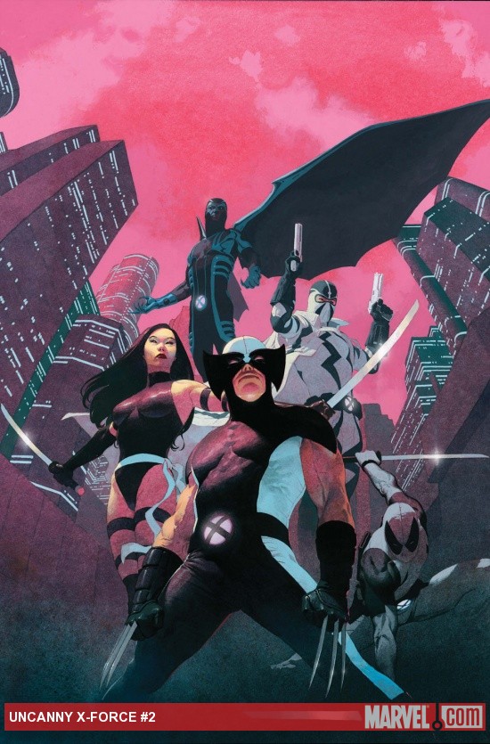 Uncanny X-Force #2 cover by Esad Ribic