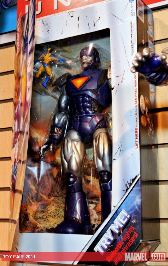 Marvel Universe Masterworks Sentinel Figure from Hasbro at Toy Fair 2011