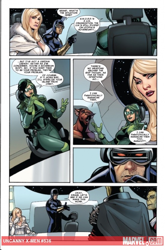 Uncanny X-Men #536 preview art by Terry Dodson