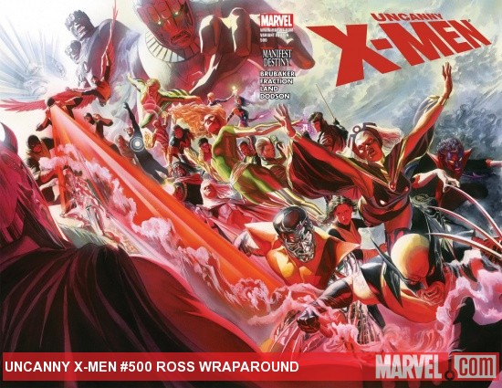 Uncanny X-Men (1963) #500, ROSS WRAPAROUND