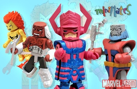 Diamond Select's Heralds of Galactus Minimates