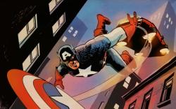 Captain America and Bucky #626 preview art by Francesco Francavilla