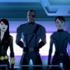 Black Widow and Nick Fury in "Iron Man: Armored Adventures"