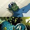 Skrull-Captain America defeated