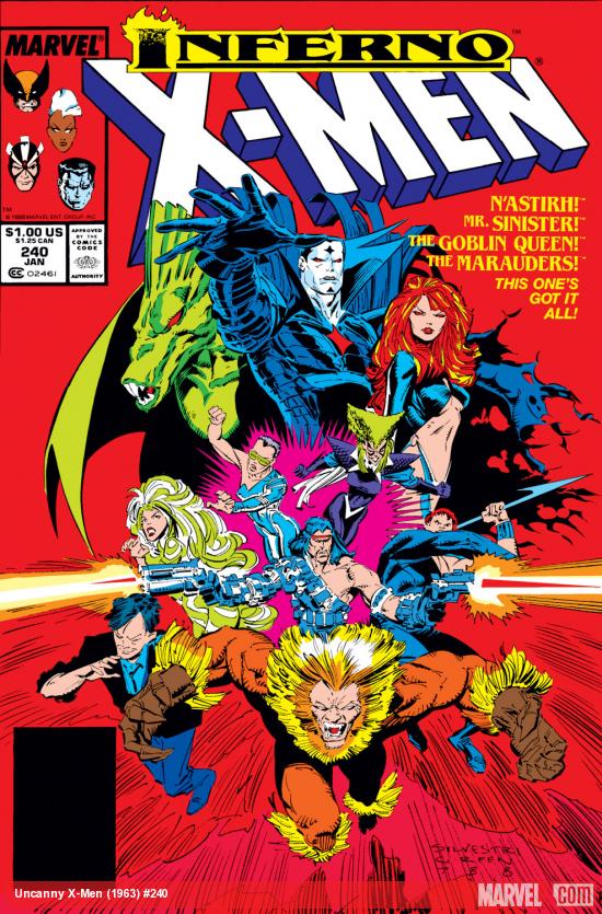 Uncanny X-Men (1963) #240 Cover