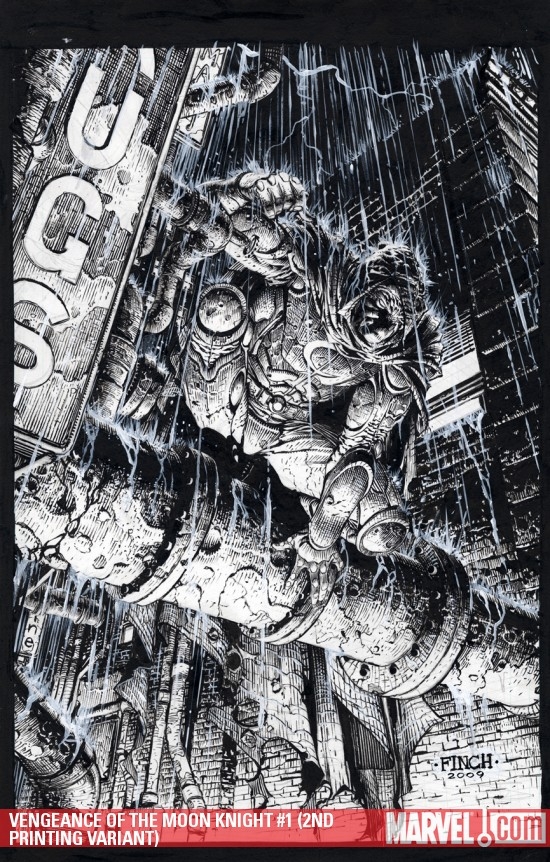 VENGEANCE OF THE MOON KNIGHT #1 (2ND PRINTING VARIANT)