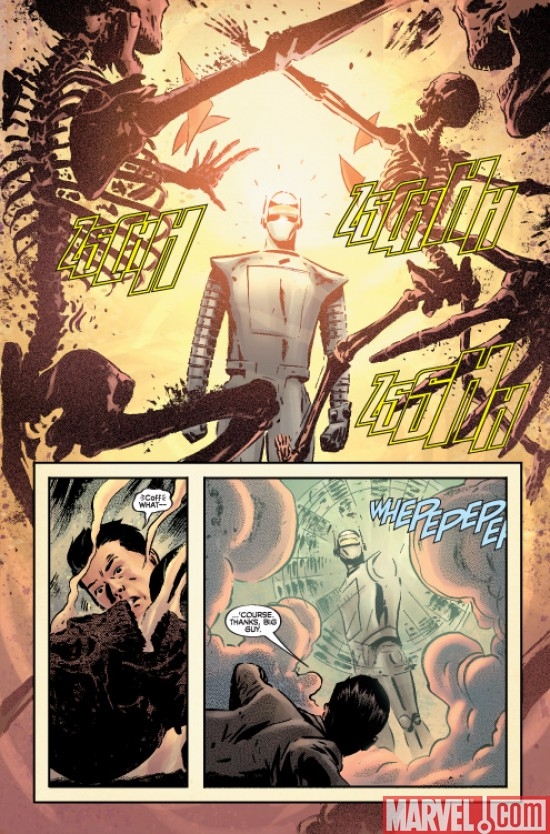 AGENTS OF ATLAS #3 preview art by Gabriel Hardman
