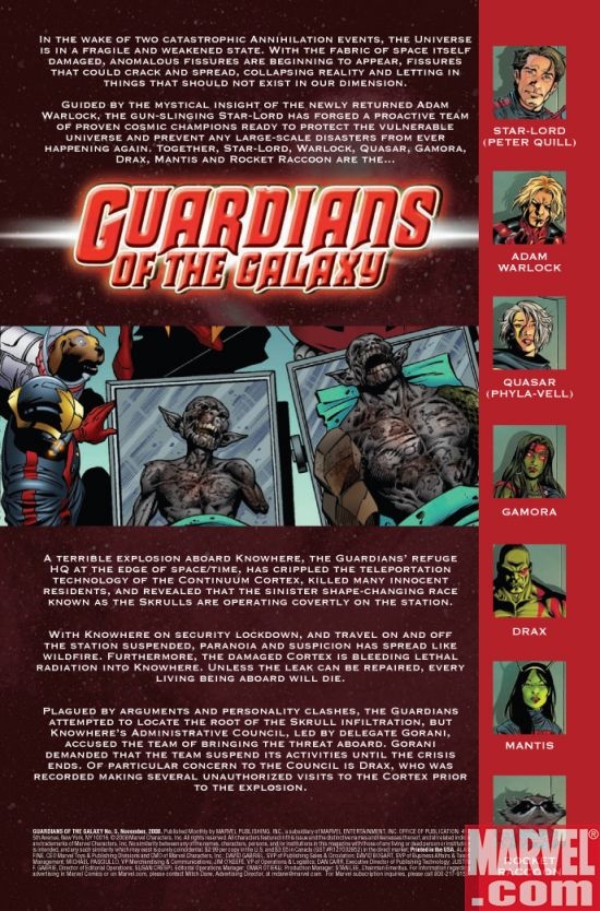 GUARDIANS OF THE GALAXY #5, page 7