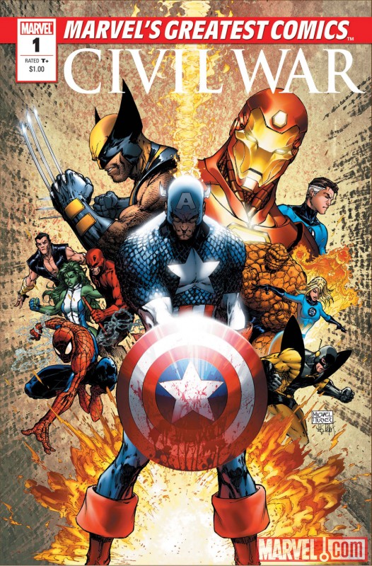 Image Featuring Human Torch, Invisible Woman, Iron Man, Mr. Fantastic, She-Hulk (Jennifer Walters), Spider-Man, Thing, Wolverine, Captain America, Sub-Mariner, Daredevil, Hank Pym