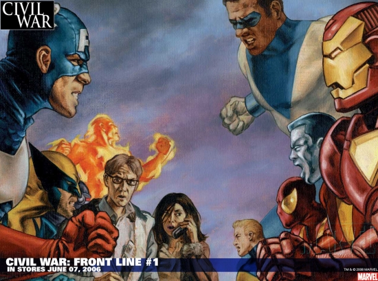 Civil War: Front Line (2006) #1 Wallpaper