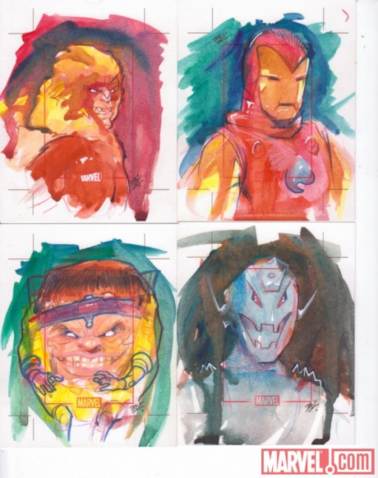 Marvel 70th Anniversary sketch card by Brandon Kenney