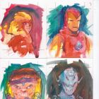 Marvel 70th Anniversary sketch card by Brandon Kenney