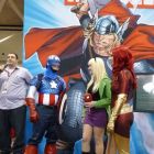 Captain America, Gwen Stacey and Phoenix cosplayers at Marvel's Fan Expo Canada Costume Contest