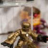 Super Hero Squad Iron Man Mark 1 figure on display at the Hasbro showroom