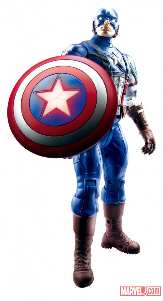 Hero Power Electronic Captain America from Hasbro at Toy Fair 2011