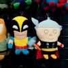 Wolverine and Thor plush toys from Funko at Toy Fair 2011