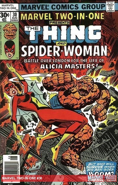 Marvel Two-in-One #30 cover