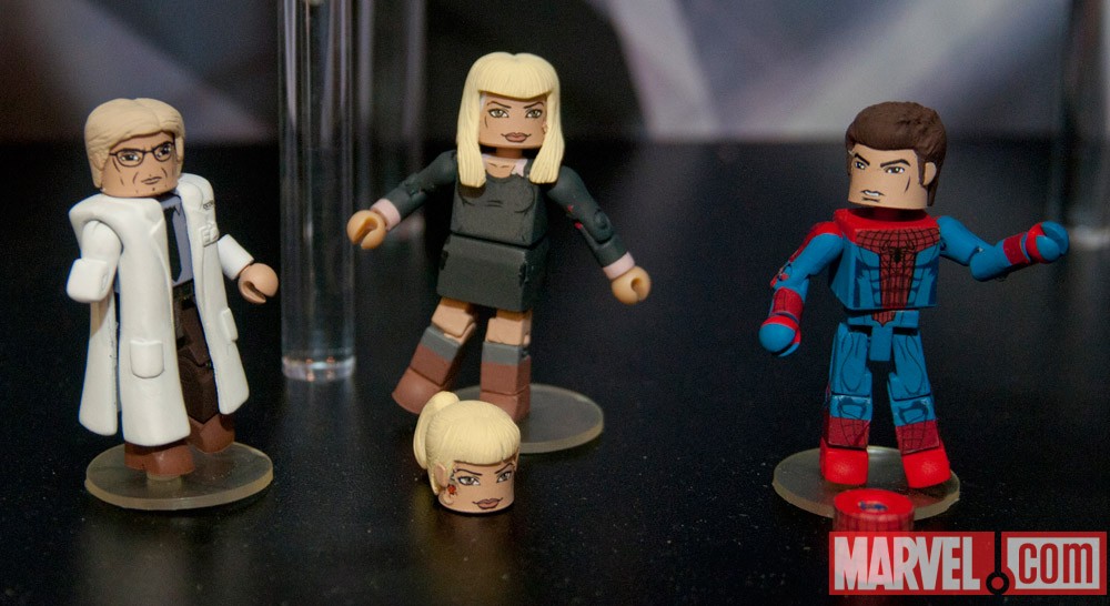 Spider-Man, Gwen Stacy, and Norman Osborn Minimates from Diamond Select Toys