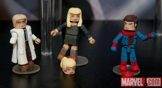 Spider-Man, Gwen Stacy, and Norman Osborn Minimates from Diamond Select Toys