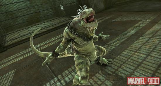 Screenshot of the Iguana from The Amazing Spider-Man video game