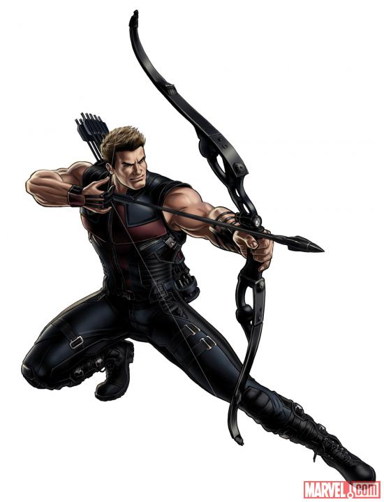 Hawkeye (Marvel's The Avengers alternate costume) in Marvel: Avengers Alliance