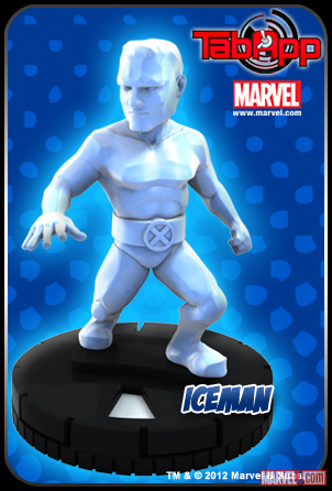 Iceman Heroclix TabApp figure