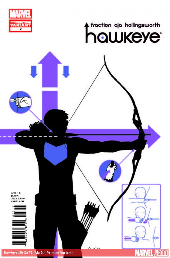 Hawkeye (2012) #2 (Aja 5th Printing Variant)