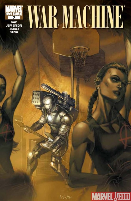 WAR MACHINE #7 DECADE VARIANT