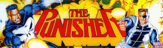 The Punisher arcade game arcade machine banner