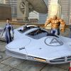 The Fantastic Four and the Fantasticar.