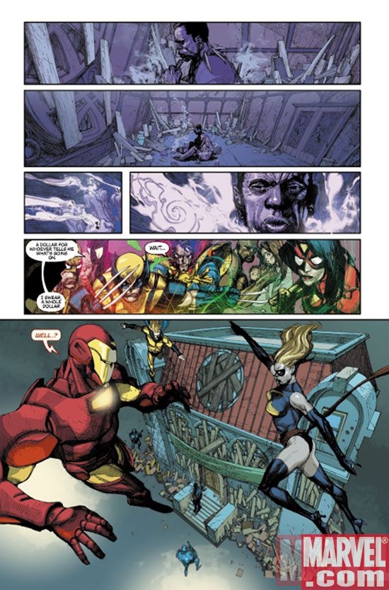 New Avengers #30 interior art