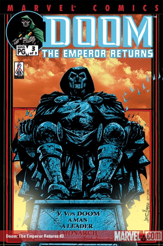 DOOM: THE EMPEROR RETURNS #3 COVER