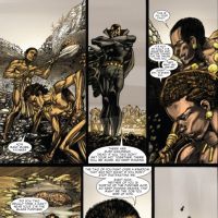 CAPTAIN AMERICA/BLACK PANTHER: FLAGS OF OUR FATHERS #3 preview art by Denys Cowan