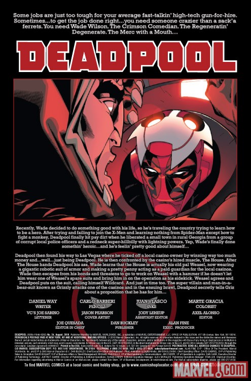 DEADPOOL #24 recap page