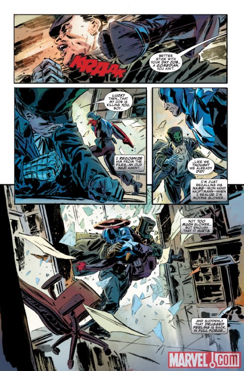CAPTAIN AMERICA #607 preview art by Mitch Breitweiser