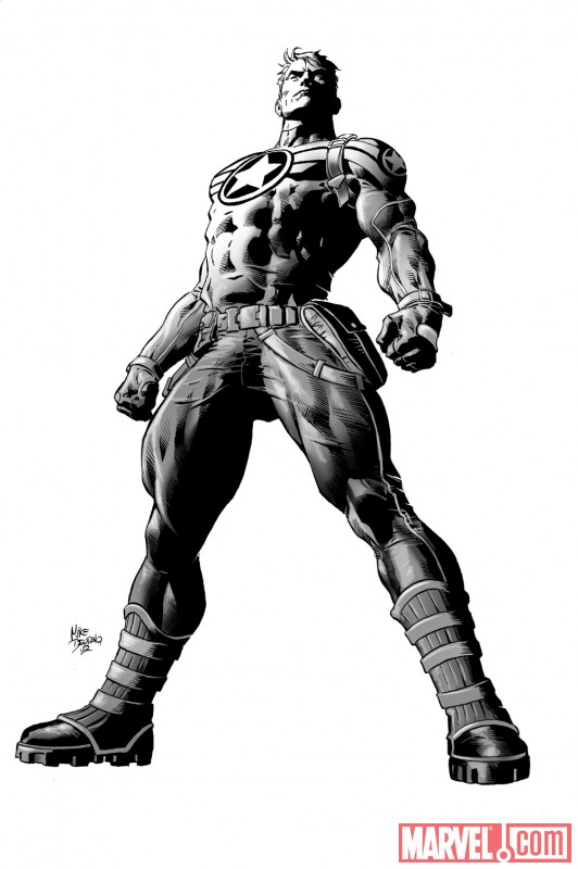 Steve Rogers promo by Mike Deodato