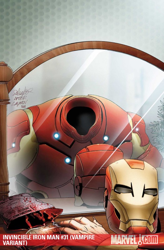 Invincible Iron Man (2008) #31 (VAMPIRE VARIANT)