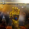 The Infinity Gauntlet prop, on display at Comic-Con 2010