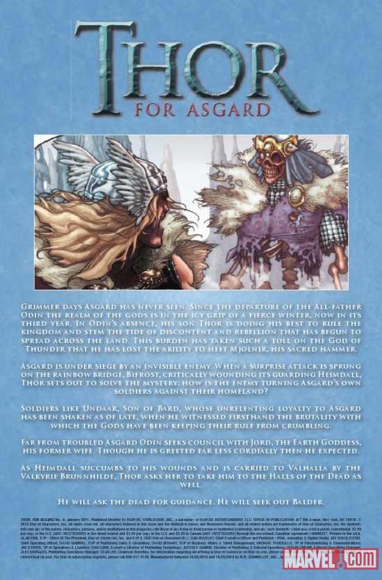 THOR: FOR ASGARD #4 recap page