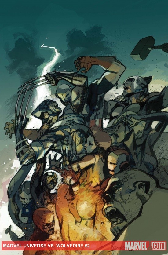 MARVEL UNIVERSE VS. WOLVERINE #2 cover
