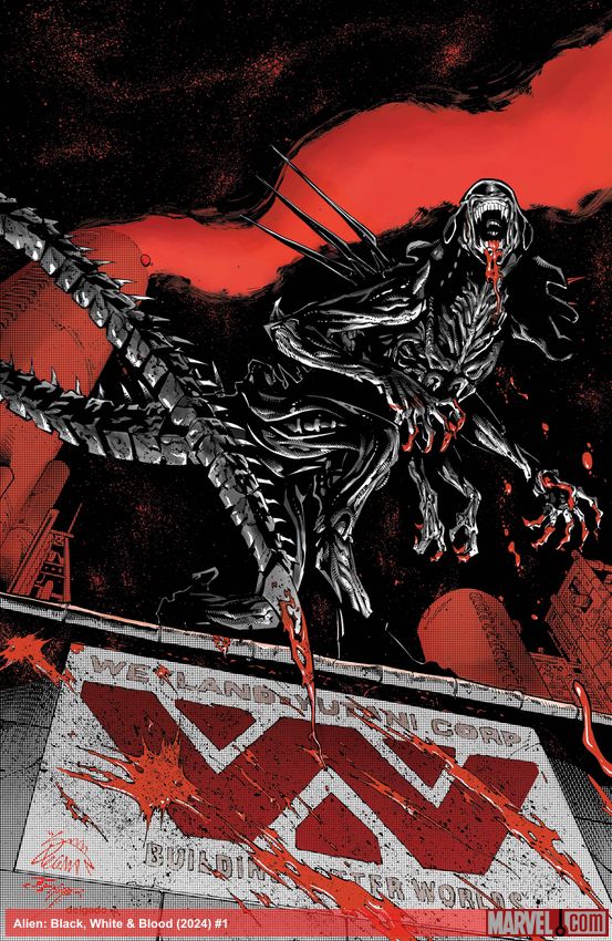 Alien: Black, White & Blood (2024) #1 (Variant)
