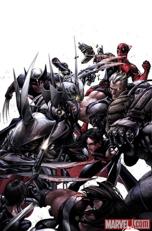 Image Featuring Warpath, Wolverine, X-23, X-Force, Cable, Deadpool